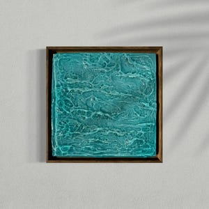 Resin water sculpture