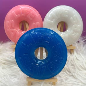 LAST ONE'S before only custom made - CLEARANCE - X-Large Resin Lifesaver Lolly Art Pop Art Sculpture Wall Hanging - Resin Art - Candy Décor
